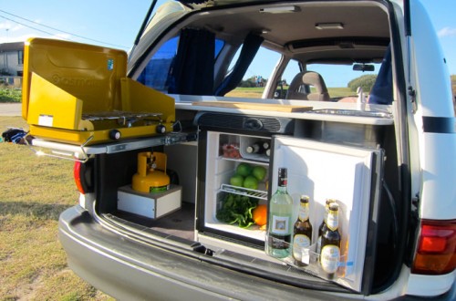 Toyota Tarago used campervan for sale with fridge, cooker